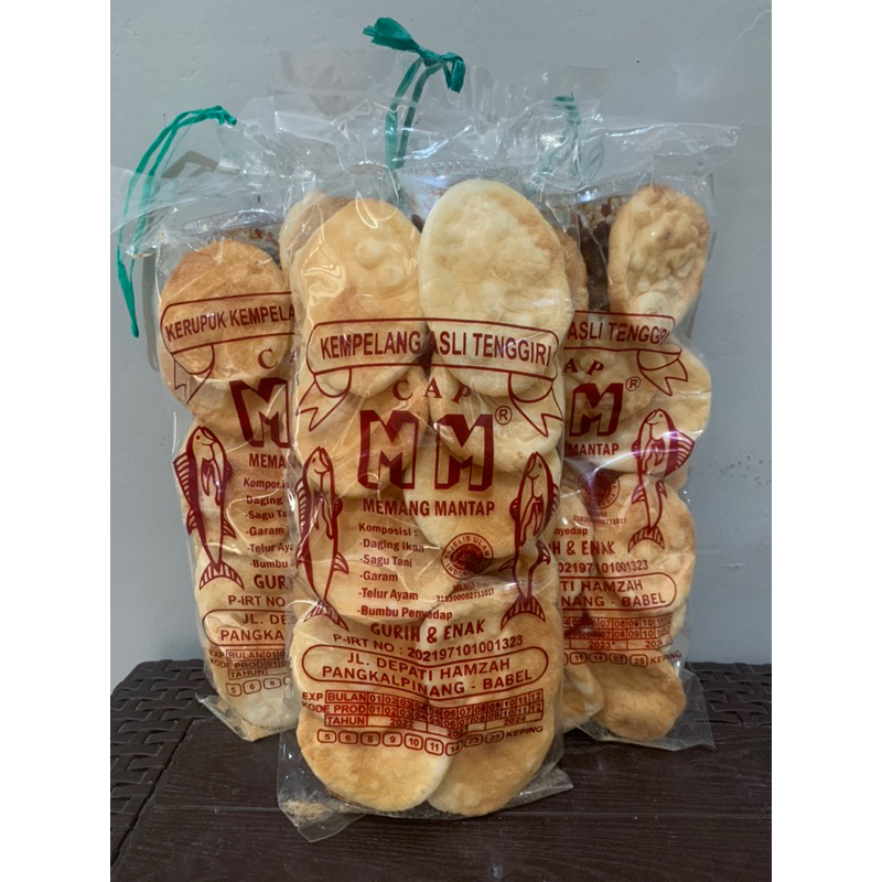 

Kerupuk Kemplang Panggang Cap MM Besar Asli Bangka Favorit Oleh Oleh