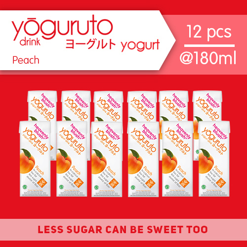 

Yogurt Heavenly Blush Yoguruto Peach [12Px180ml]
