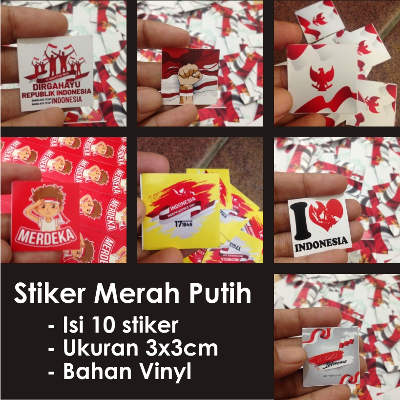 

ISI 10 Stiker bendera 3x3cm | Stiker Merah Putih | stiker Indonesia | label Indonesia | sticker bendera | label bendera | stiker pipi | sticker pipi | label pipi