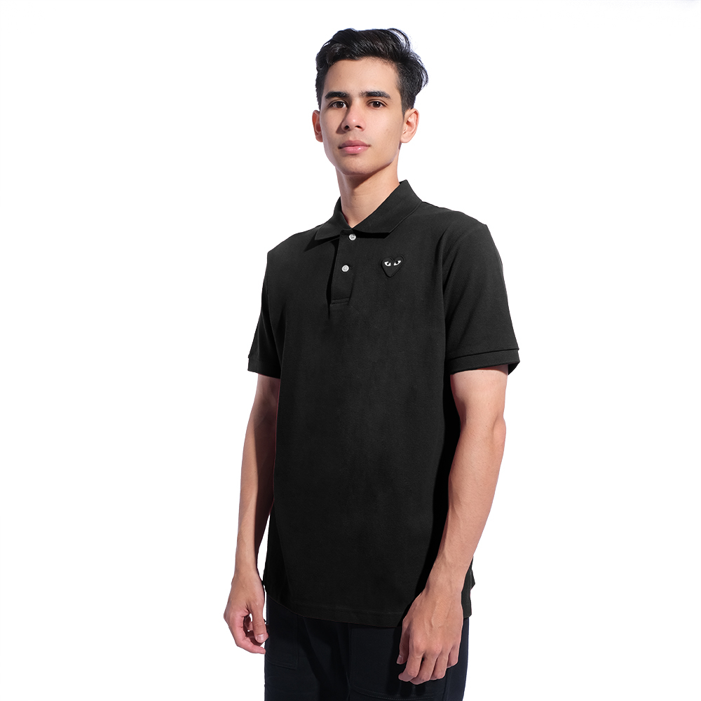 CDG Play Black Heart Polo Shirt