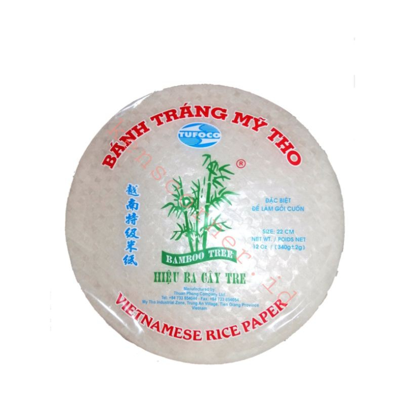 

TUFOCO RICE PAPER 16CM 340G