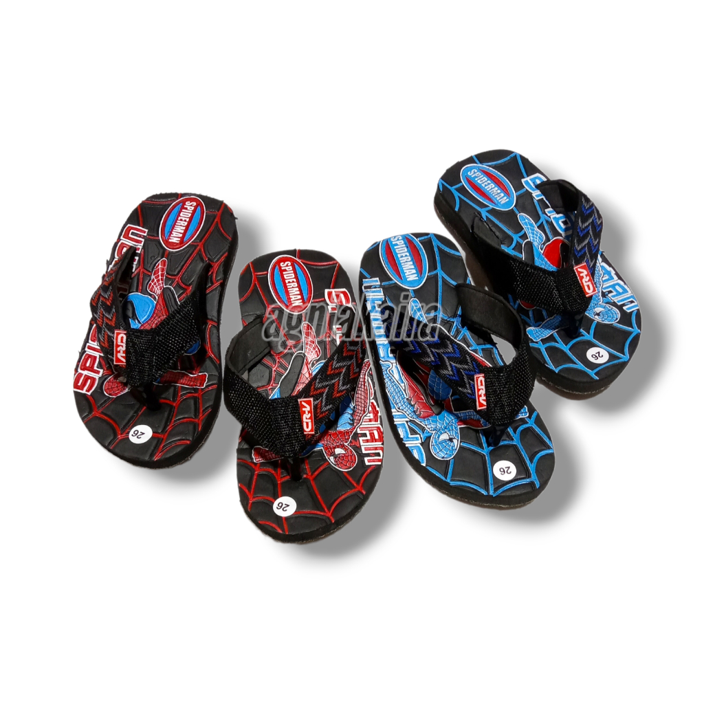 Sandal Anak Laki-laki Motif Spyderman Terbaru Kren
