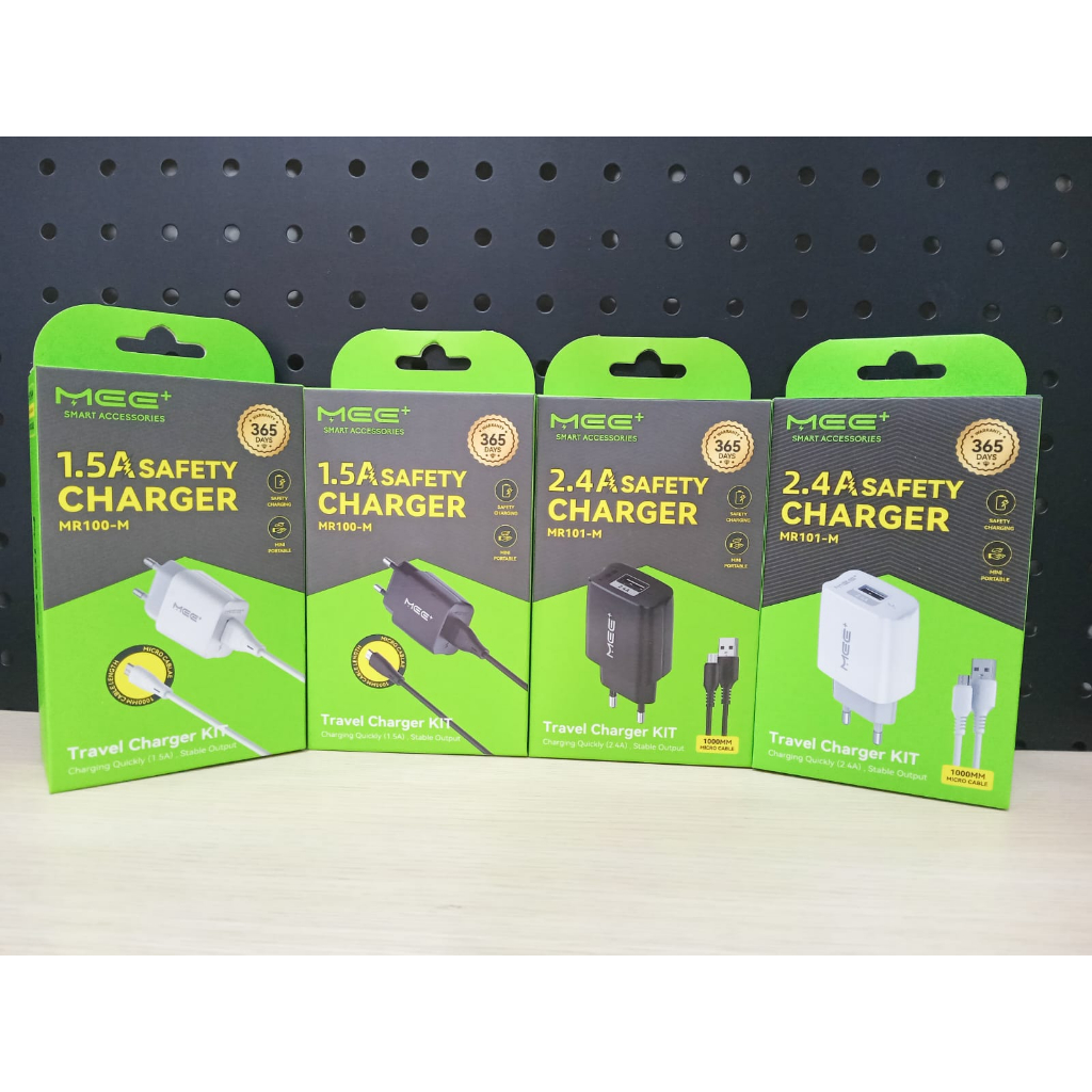 Charger Set Micro MEE+ MR100-M 1.5A / MR101-M 2.4A Charger Micro USB