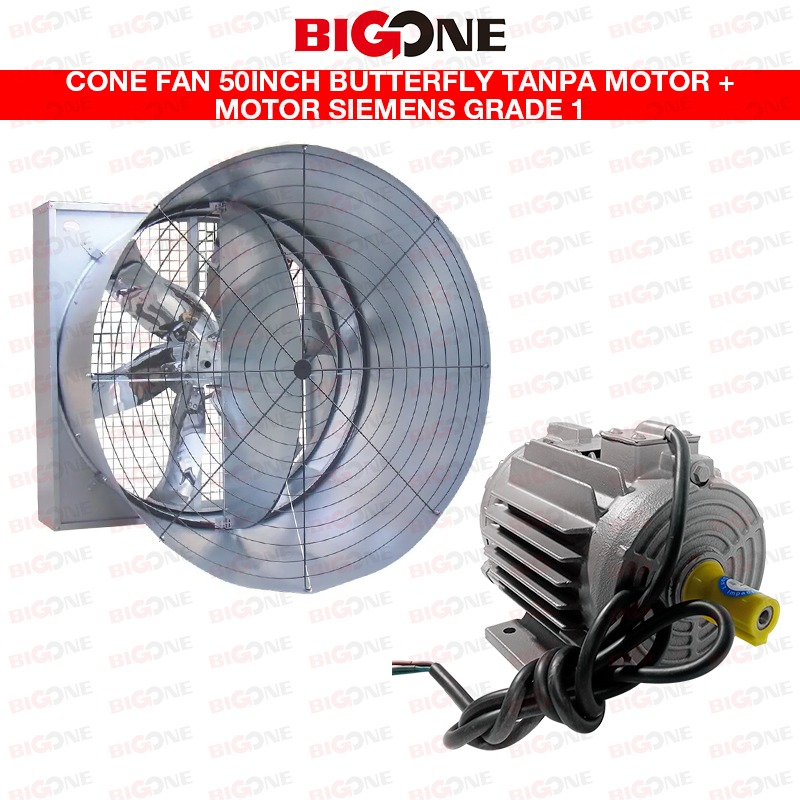 Blower Cone Fan Butterfly 50'' Kipas Untuk Kandang Ayam / Kipas Kandang Ventilasi Kandang Ayam