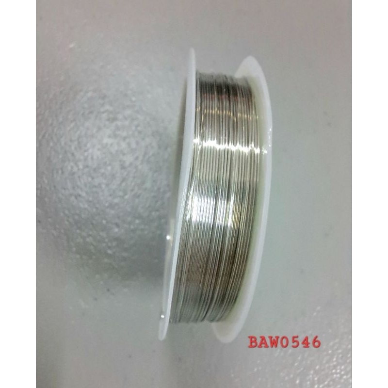 kawat tembaga size 0,5 mm warna silver/gold/tembaga
