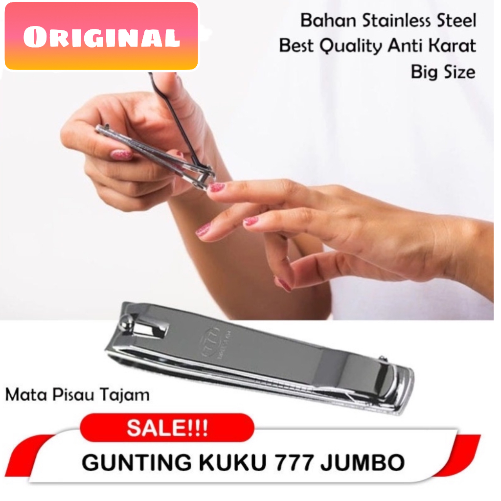 Alat Potong Kuku Gunting Kuku Stainless Steel Manicure Pedicure original