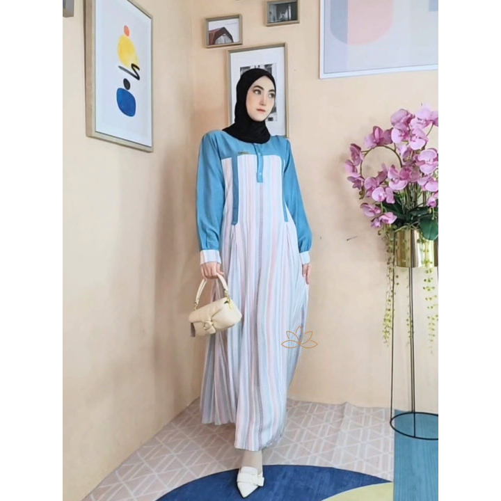 Delia Dress || Gamis Delia || by RA BUSANA