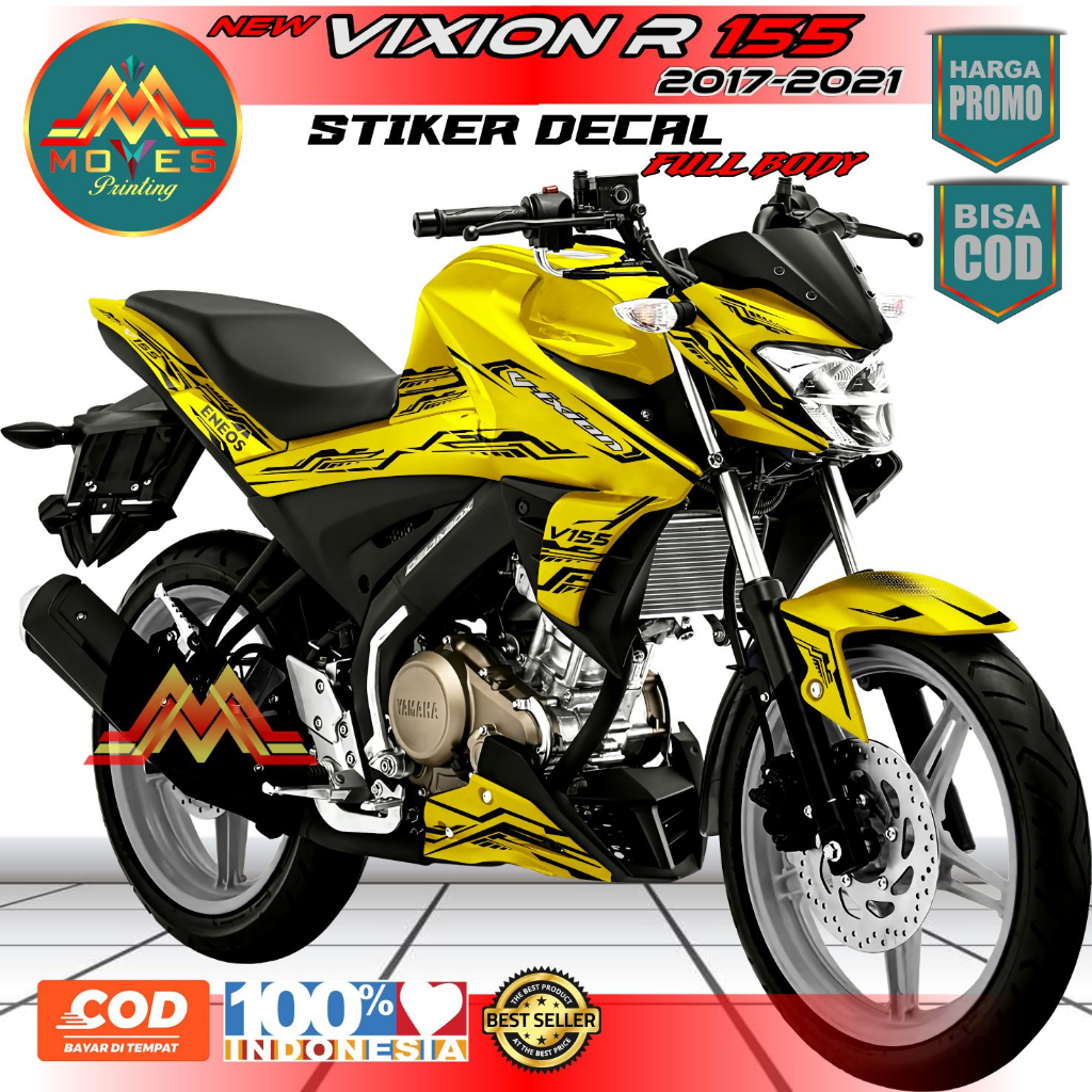 Bisa Cod, Stiker Vixion R Full Body Stiker Full Body Stiker New Vixion R Full Body Striping Full Bod