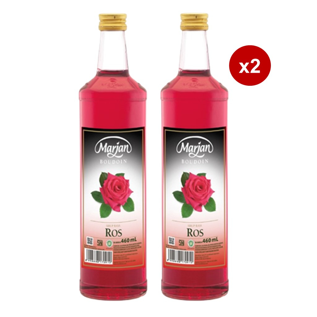 

Marjan Boudoin Syrup Rose 460ml x2