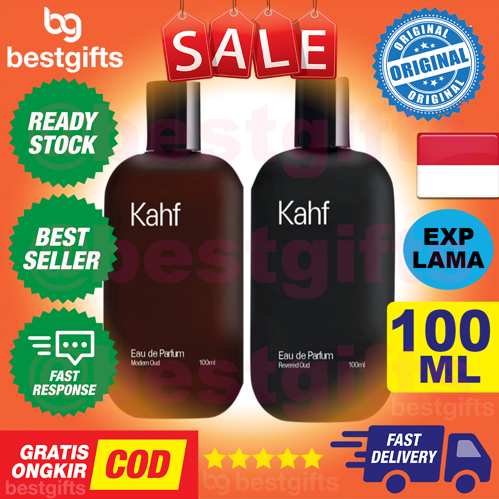 KAHF EDP OUD EAU DE PARFUM DENGAN AROMA MEWAH DAN KUAT 100 ML