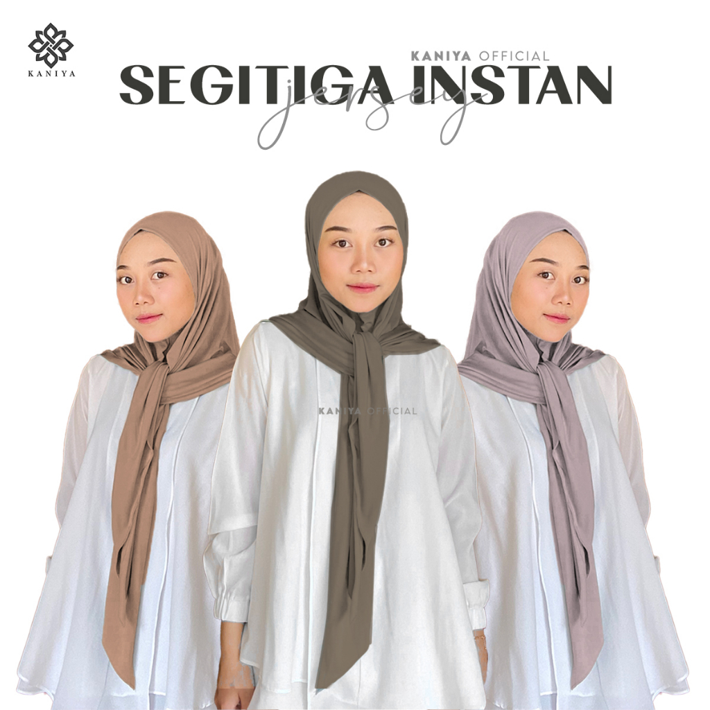 Kaniya - Hijab Segitiga Instan Jersey