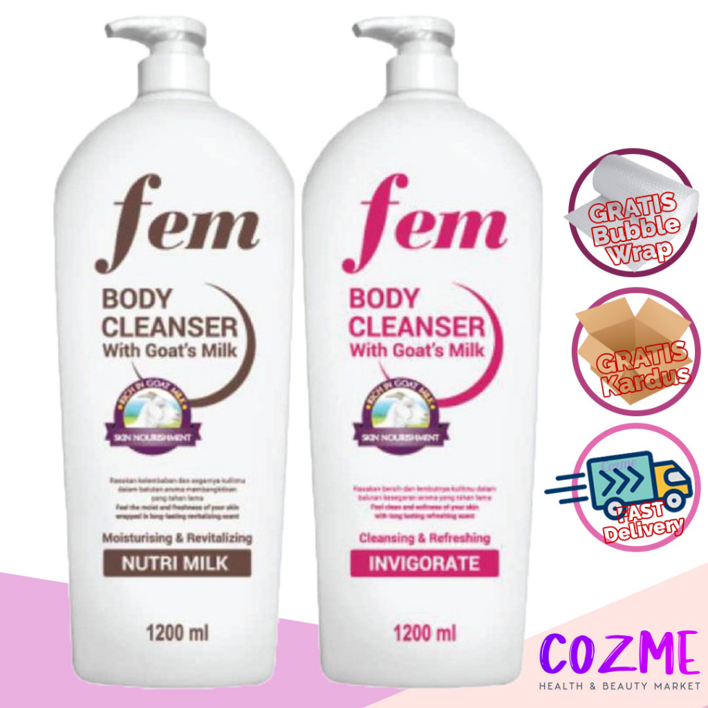 FEM Body Cleanser With Goat's Milk 1200mL