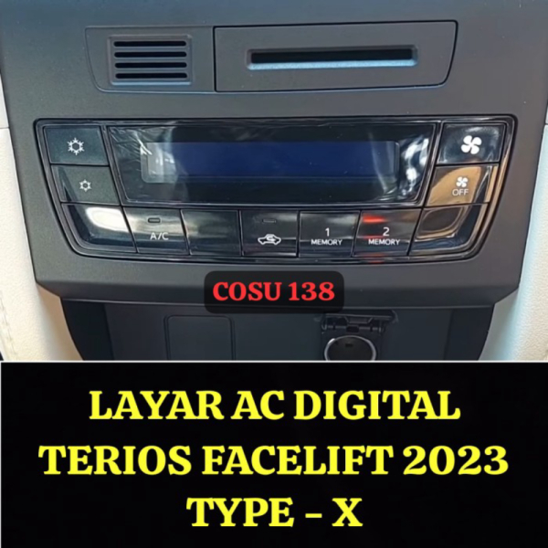 PROMO Anti Gores Layar AC Digital Daihatsu Terios Type X 2023 Nano Glass 9H - LAYAR AC