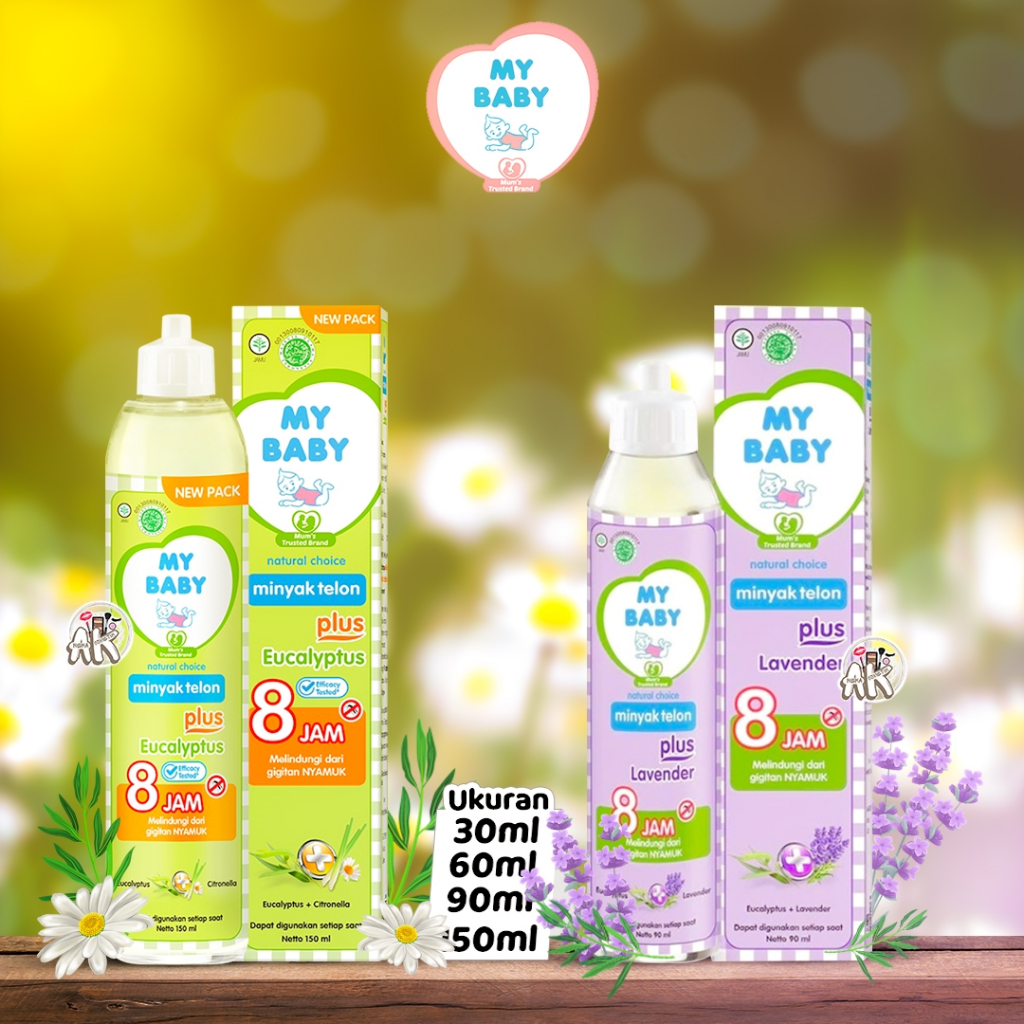 MY BABY MINYAK TELON PLUS SERIES 30ML / 90ML / 150ML ( PERLINDUNGAN 8 JAM )