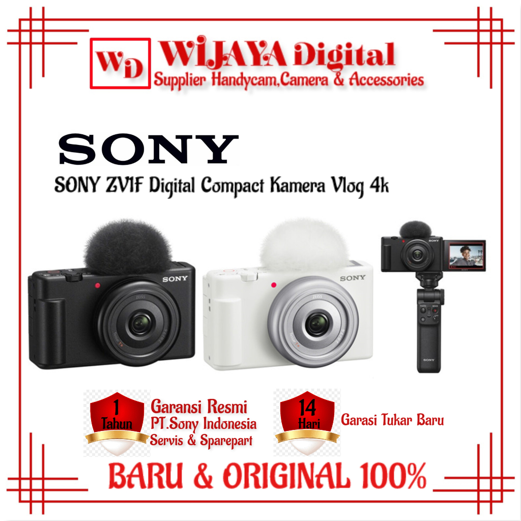 SONY ZV-1F / SONY ZV 1F / SONY ZV1F Digital Compact Kamera Vlog 4k