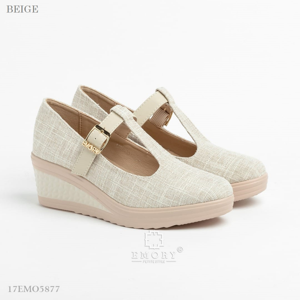 SB NETT EMORY Livira Sepatu Wedges Wanita 17EMO5877