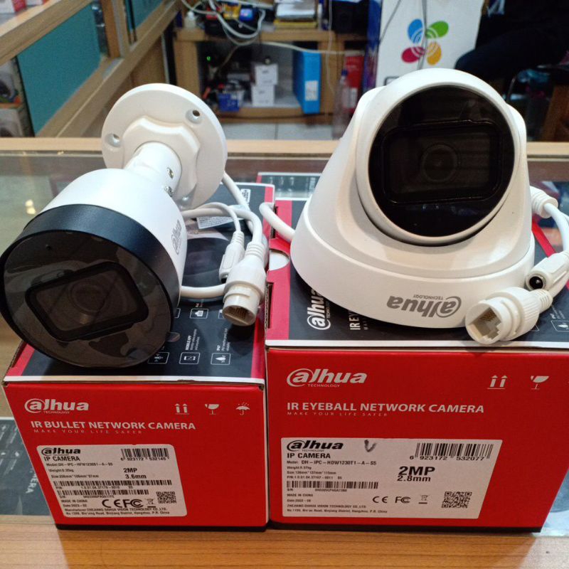 IP CAMERA DAHUA 2MP AUDIO POE INDOOR / OUTDOOR GARANSI RESMI