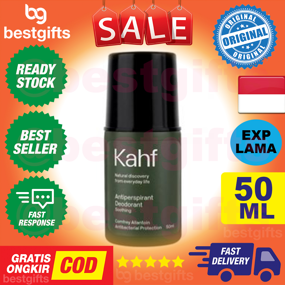 KAHF SOOTHING ANTIPERSPIRANT DEODORANT MENCEGAH BAU KETIAK 50 ML