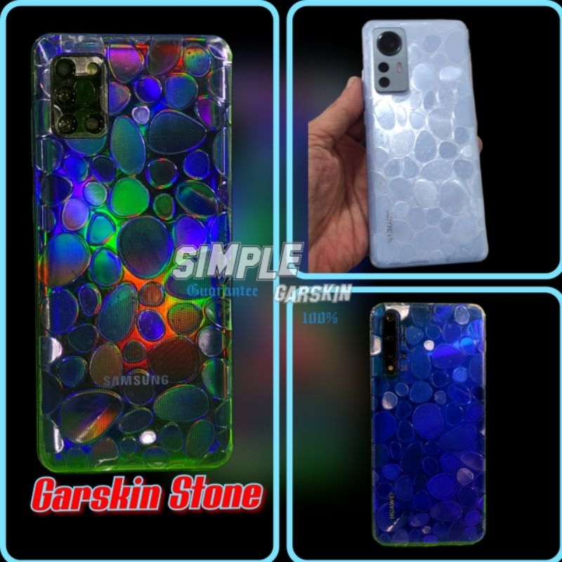 garskin hp + garskin camera anti jamur stone dan mozaic motif