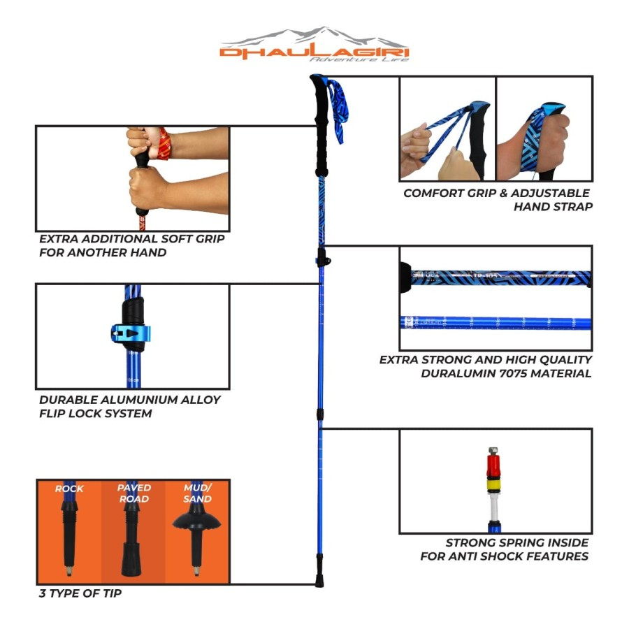 Trekking Pole Dhaulagiri TP 105