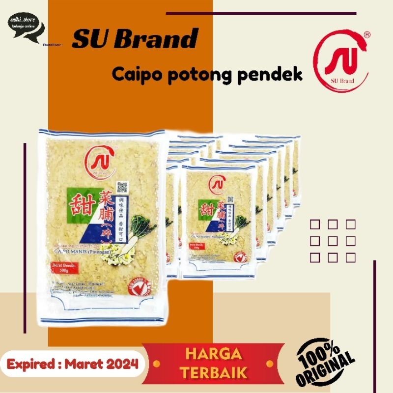 SU Brand Caipo Manis / Lobak Manis potong pendek 500g