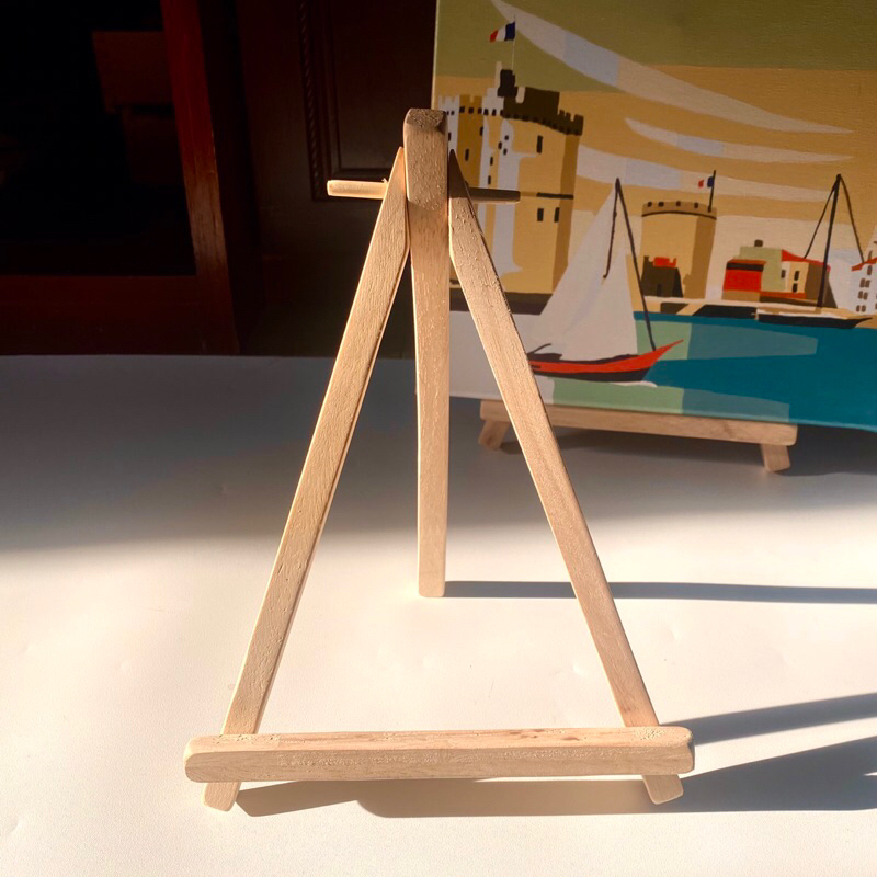 

Easel Dudukan Kanvas Kayu Jati Belanda 23x15 cm