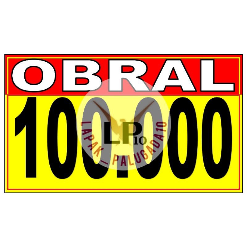 

display karton harga obral nominal 100000