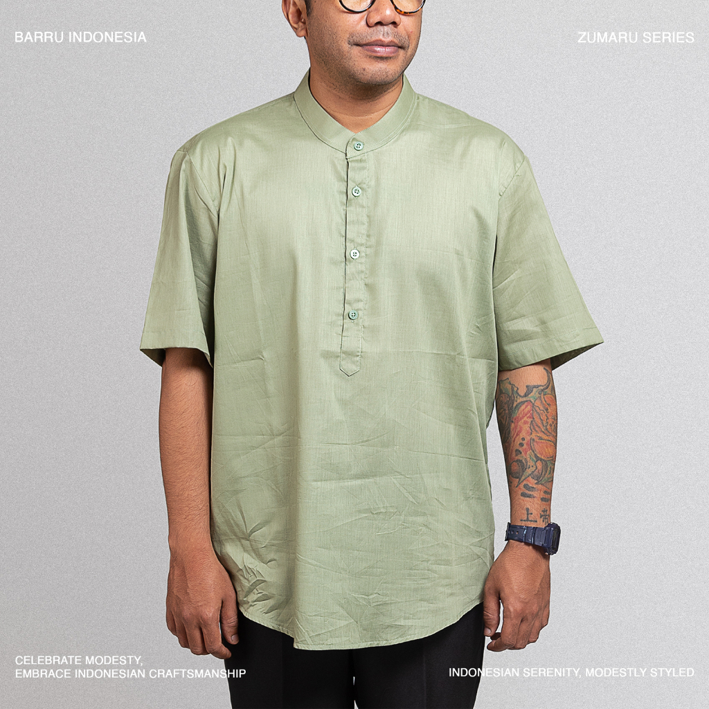 ZUMARU SERIES | Baju Muslim Lengan Pendek Pria | Fashion Muslim Pria