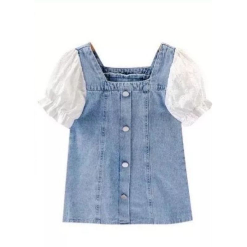 DRESS DVN KOREA JEANS ANAK USIA 1-5TH