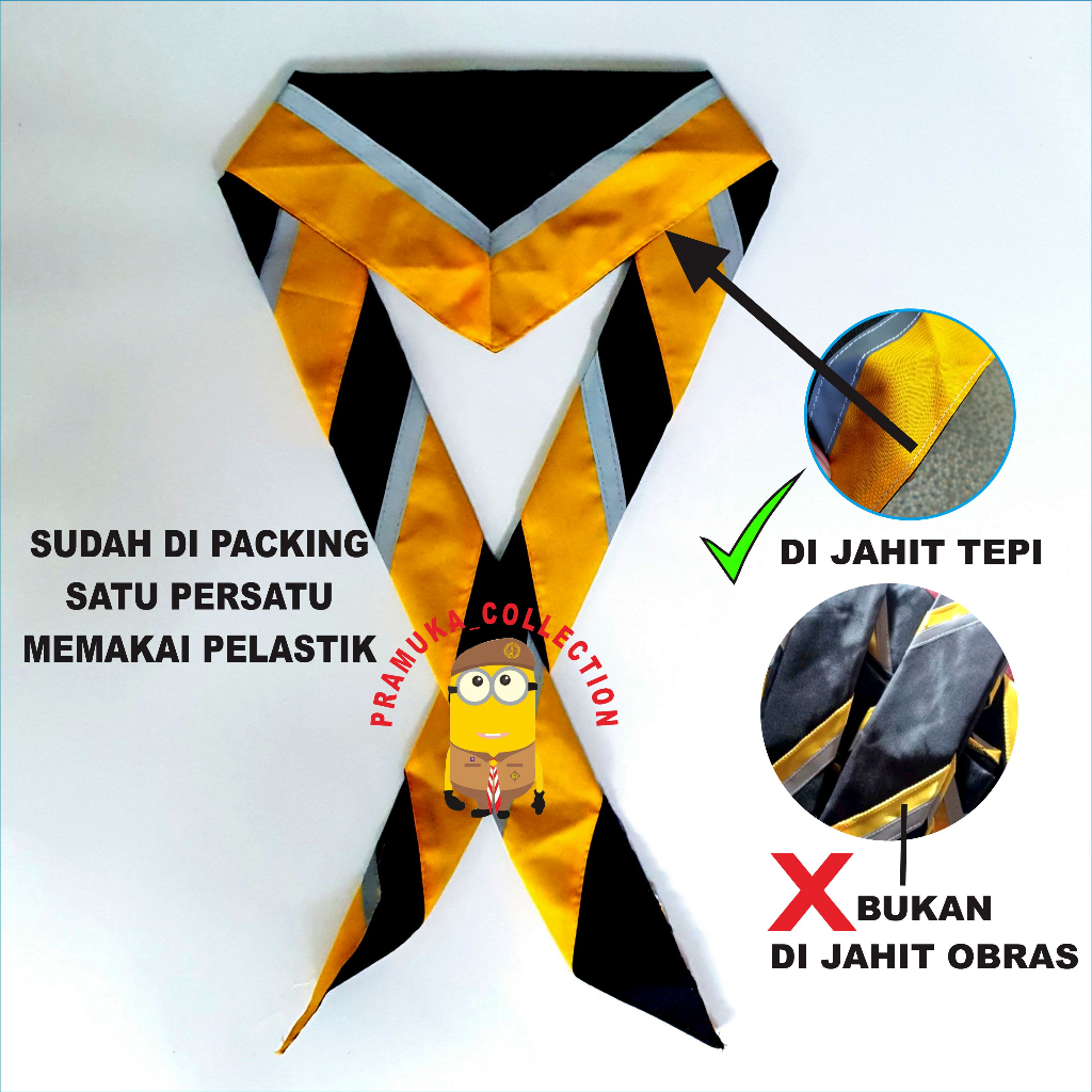 SCRAFT /syal PRAMUKA warna kain jumping