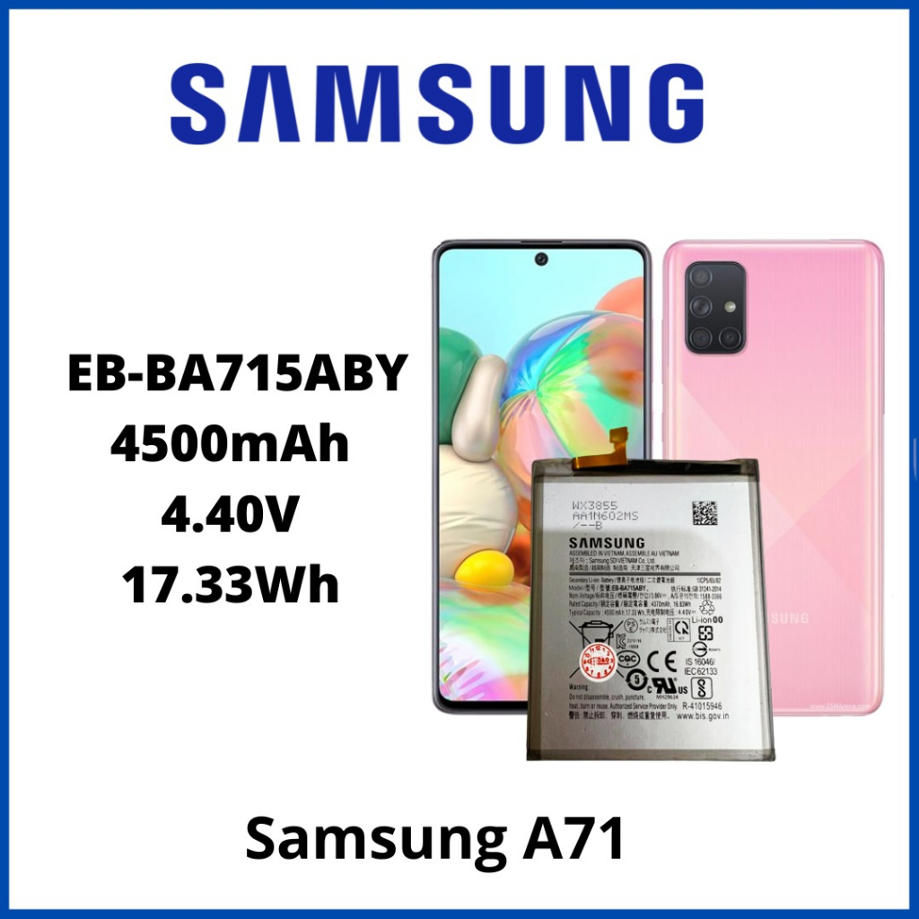 (NC) Baterai Battery Original Samsung Galaxy A71 / A715 / SM-A715F / A716 / EB-BA715ABY