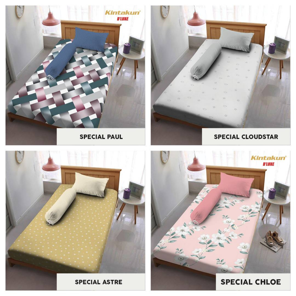 Kintakun Sprei D'Luxe Single Size Special Edition Uk. 120x200