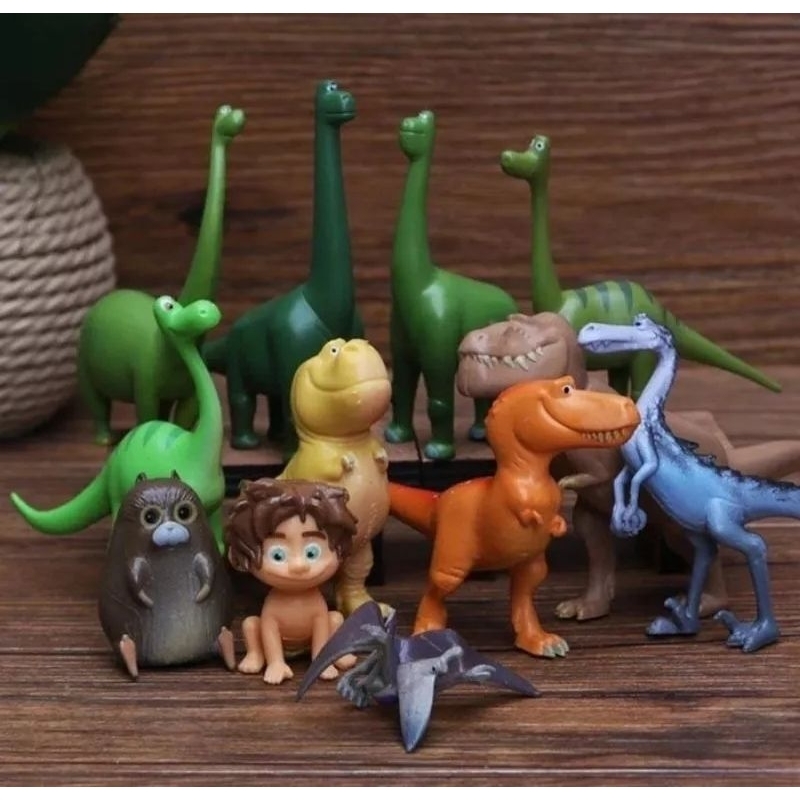 Mainan Anak DINOSAURUS X TARZAN ISI 12 PCS BONEKA ANIMAL FIGURE DINO