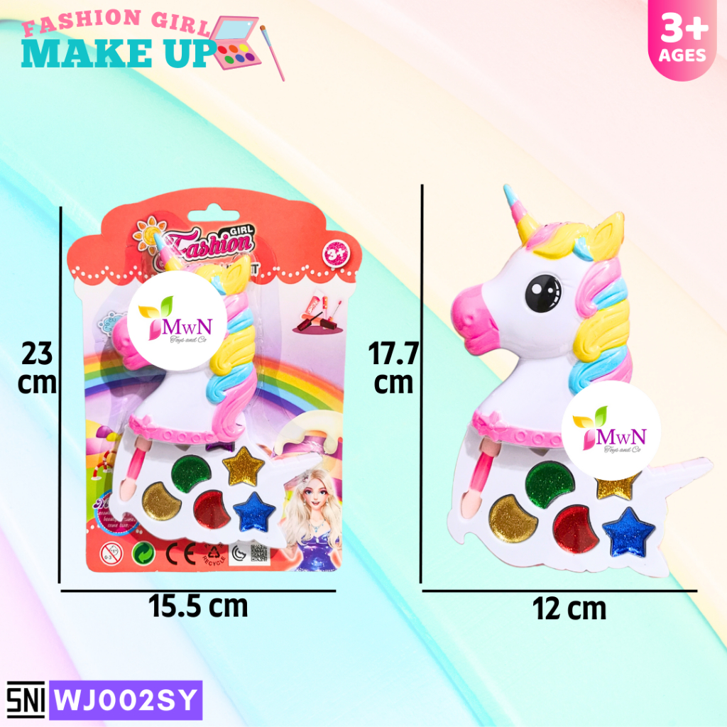 MWN Mainan Fashion Girl Unicorn Makeup set WJ002SY