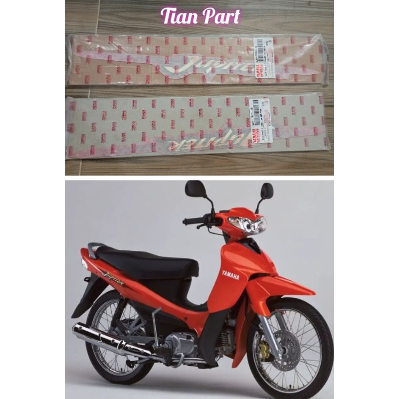 Striping yamaha Jupiter 2001 warna orange original bagian body belakang