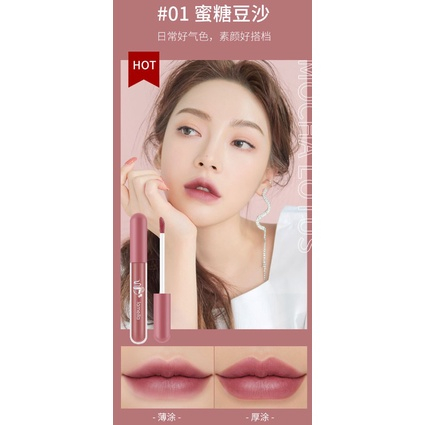 LAMEILA NUDE EDITION LIQUID LIPSTICK SILKY GLASS LIP GLAZE WATERPROOF 1041