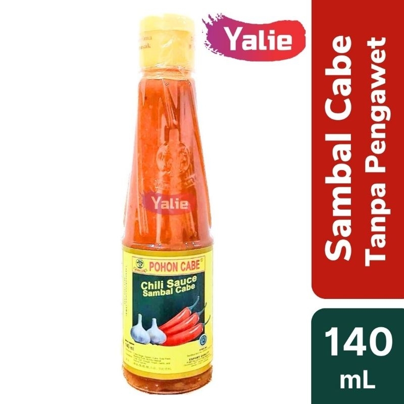 

EXP DES 2025 Sambal Pohon Cabe 140ml 140 ml Tanpa Pengawet/Pewarna Saos Alami Saus Sambel Pedas Enak Gorengan Ukuran Kecil Traveling