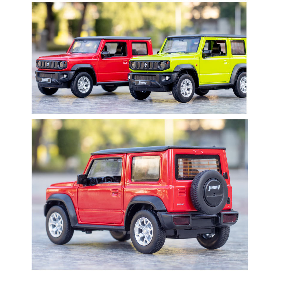 Mainan Mobil Diecast SUZUKI Jimny Jimmy  Off Road Skala 1: 26 Vehicle Alloy