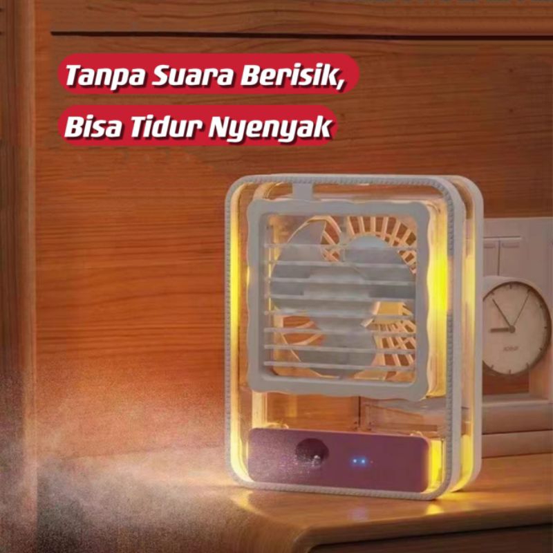 Mini AC Kipas kabut Portable/Humidifer AC kipas angin mini⭐ SUPER8.OLSHOP⭐