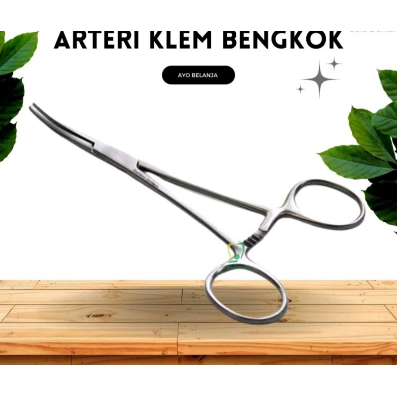 Klem Arteri Pean Bengkok 18 cm