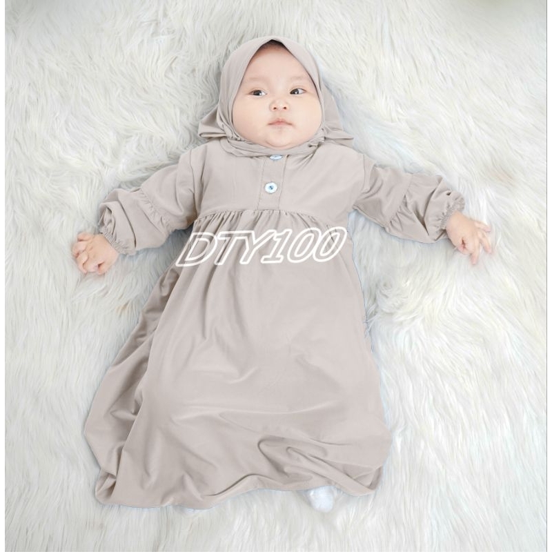 Baju bayi perempuan newborn SALAMAH 0-6 bulan 6-12 bulan 12-18 bulan