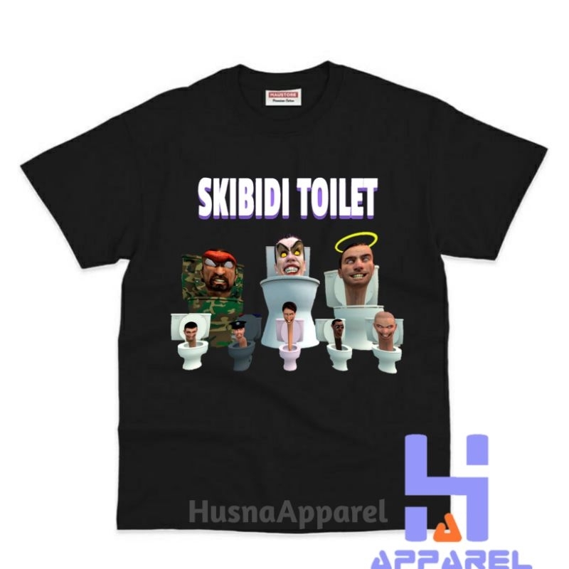 BAJU ANAK KAOS ANAK SKIBIDI TOILET