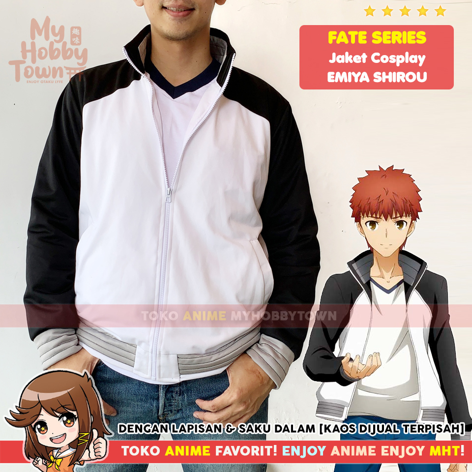 Jaket Cosplay Anime Emiya Shirou Shiro Fate Series Fate Stay Night