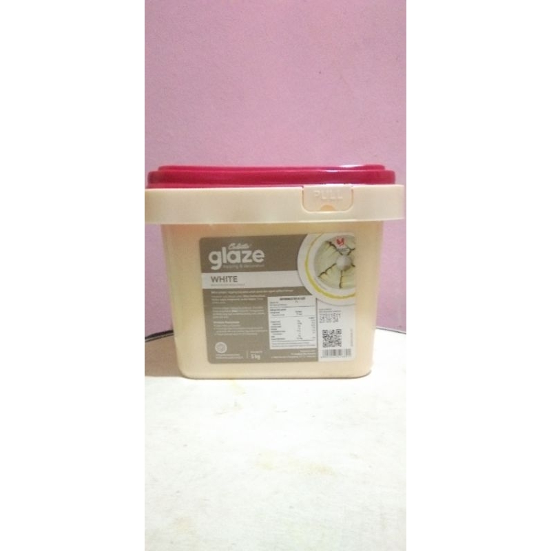 

glaze colatta white/vanila repack 250gr