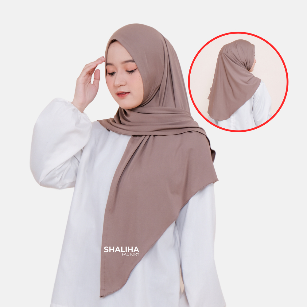 ShalihaFactory - Hijab Jilbab Kerudung Segitiga Instan Jersey | Mima Instan