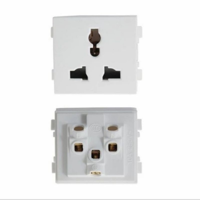 Wall Socket Stop Kontak Modul Listrik Universak EU UK/ Modul Listrik