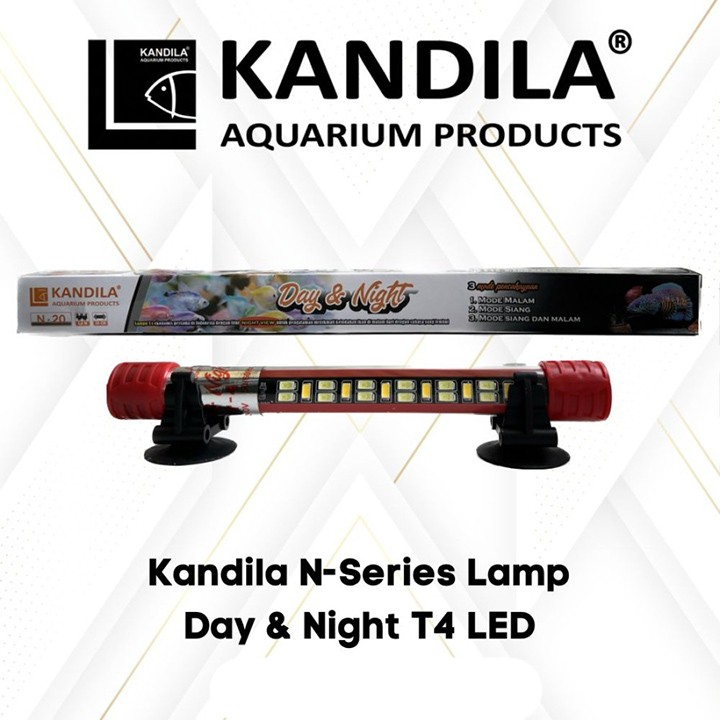 KANDILA N-SERIES DAY & NIGHT T4 LED LAMPU LAMPU AQUARIUM
