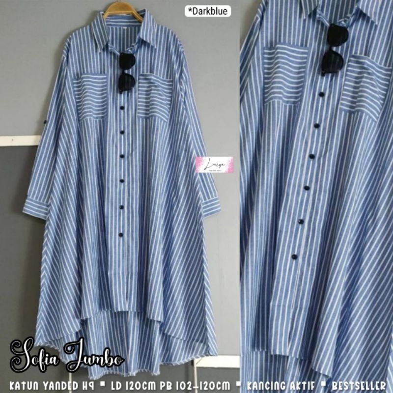 SOFIA TUNIK JUMBO BAJU SALUR OVERSIZE BY LAIQA 19 6