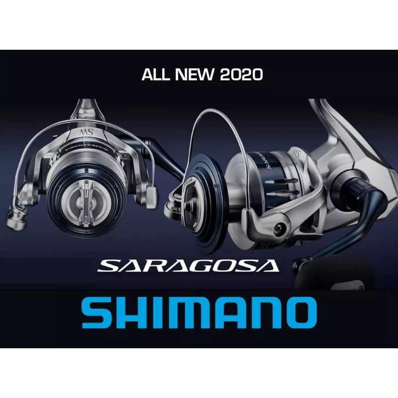 REEL SPINNING SHIMANO SARAGOSA SW 2020 SW5000XG-SW6000HG-SW8000HG-SW10.000PG