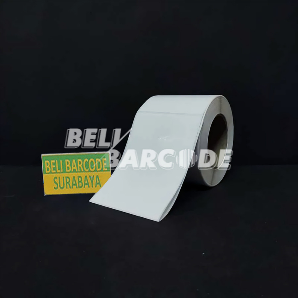 Sticker Label Barcode Semicoated 100 x 150 1 Line Core 3 Inch